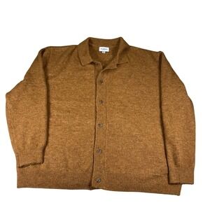 Goodfellow Cardigan Sweater XXL Brown Wool Blend Grandpa Core NWOT